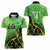 Custom Jamaica Football Women Polo Shirt Come On Reggae Boyz Red-billed streamertail - Wonder Print Shop