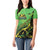 Custom Jamaica Football Women Polo Shirt Come On Reggae Boyz Red-billed streamertail - Wonder Print Shop