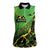 Custom Jamaica Football Women Sleeveless Polo Shirt Come On Reggae Boyz Red-billed streamertail - Wonder Print Shop