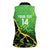 Custom Jamaica Football Women Sleeveless Polo Shirt Come On Reggae Boyz Red-billed streamertail - Wonder Print Shop