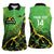 Custom Jamaica Football Women Sleeveless Polo Shirt Come On Reggae Boyz Red-billed streamertail - Wonder Print Shop