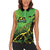 Custom Jamaica Football Women Sleeveless Polo Shirt Come On Reggae Boyz Red-billed streamertail - Wonder Print Shop