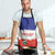 Costa Rica Football Apron Map With Los Ticos Sporty Style - Wonder Print Shop