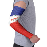 Custom Costa Rica Football Arm Sleeves Map With Los Ticos Sporty Style - Wonder Print Shop