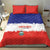 Costa Rica Football Bedding Set Map With Los Ticos Sporty Style - Wonder Print Shop