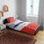 Costa Rica Football Bedding Set Map With Los Ticos Sporty Style - Wonder Print Shop