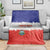 Costa Rica Football Blanket Map With Los Ticos Sporty Style - Wonder Print Shop