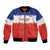 Custom Costa Rica Football Bomber Jacket Map With Los Ticos Sporty Style - Wonder Print Shop