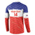Custom Costa Rica Football Button Sweatshirt Map With Los Ticos Sporty Style - Wonder Print Shop