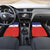 Custom Costa Rica Football Car Mats Map With Los Ticos Sporty Style - Wonder Print Shop