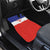 Custom Costa Rica Football Car Mats Map With Los Ticos Sporty Style - Wonder Print Shop