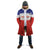 Custom Costa Rica Football Cloak Map With Los Ticos Sporty Style - Wonder Print Shop