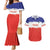 Custom Costa Rica Football Couples Matching Mermaid Dress and Hawaiian Shirt Map With Los Ticos Sporty Style - Wonder Print Shop