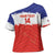 Custom Costa Rica Football Cross Shoulder Shirt Map With Los Ticos Sporty Style - Wonder Print Shop