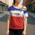 Custom Costa Rica Football Cross Shoulder Shirt Map With Los Ticos Sporty Style - Wonder Print Shop