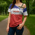 Custom Costa Rica Football Cross Shoulder Shirt Map With Los Ticos Sporty Style - Wonder Print Shop