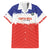 Custom Costa Rica Football Family Matching Puletasi and Hawaiian Shirt Map With Los Ticos Sporty Style - Wonder Print Shop