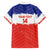 Custom Costa Rica Football Family Matching Puletasi and Hawaiian Shirt Map With Los Ticos Sporty Style - Wonder Print Shop
