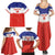 Custom Costa Rica Football Family Matching Summer Maxi Dress and Hawaiian Shirt Map With Los Ticos Sporty Style - Wonder Print Shop