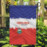 Costa Rica Football Garden Flag Map With Los Ticos Sporty Style - Wonder Print Shop