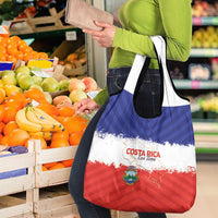 Costa Rica Football Grocery Bag Map With Los Ticos Sporty Style - Wonder Print Shop