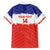 Custom Costa Rica Football Hawaiian Shirt Map With Los Ticos Sporty Style - Wonder Print Shop