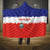 Costa Rica Football Hooded Blanket Map With Los Ticos Sporty Style - Wonder Print Shop