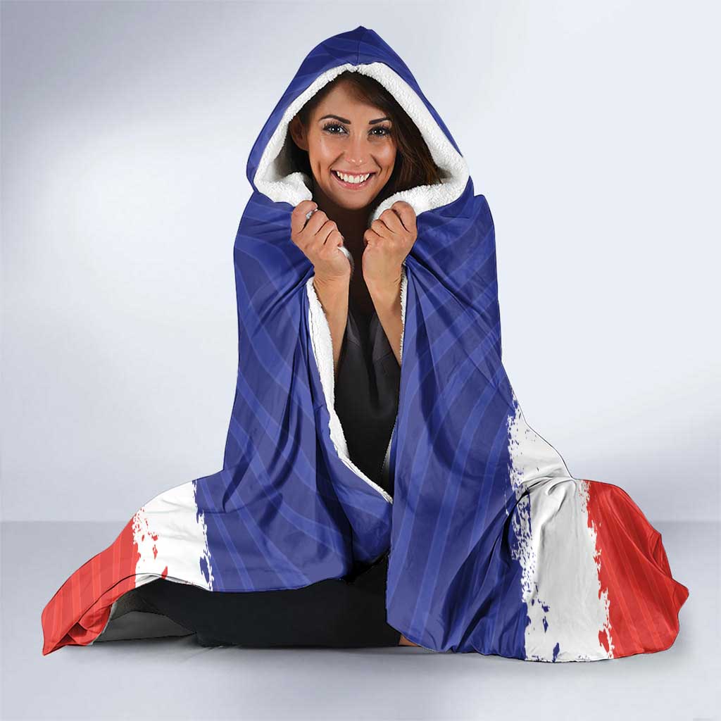Costa Rica Football Hooded Blanket Map With Los Ticos Sporty Style - Wonder Print Shop