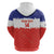 Custom Costa Rica Football Hoodie Map With Los Ticos Sporty Style - Wonder Print Shop
