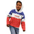 Custom Costa Rica Football Kid Hoodie Map With Los Ticos Sporty Style - Wonder Print Shop