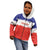 Custom Costa Rica Football Kid Hoodie Map With Los Ticos Sporty Style - Wonder Print Shop
