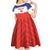 Custom Costa Rica Football Kid Short Sleeve Dress Map With Los Ticos Sporty Style - Wonder Print Shop