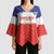 Custom Costa Rica Football Kimono Sleeve Blouse Map With Los Ticos Sporty Style - Wonder Print Shop