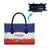 Costa Rica Football Leather Bag Map With Los Ticos Sporty Style - Wonder Print Shop