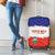 Costa Rica Football Luggage Cover Map With Los Ticos Sporty Style - Wonder Print Shop
