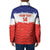 Custom Costa Rica Football Padded Jacket Map With Los Ticos Sporty Style - Wonder Print Shop