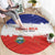 Costa Rica Football Round Carpet Map With Los Ticos Sporty Style - Wonder Print Shop