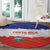 Costa Rica Football Round Carpet Map With Los Ticos Sporty Style - Wonder Print Shop
