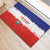 Costa Rica Football Rubber Doormat Map With Los Ticos Sporty Style - Wonder Print Shop