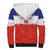 Custom Costa Rica Football Sherpa Hoodie Map With Los Ticos Sporty Style - Wonder Print Shop