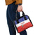 Costa Rica Football Shoulder Handbag Map With Los Ticos Sporty Style - Wonder Print Shop