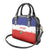 Costa Rica Football Shoulder Handbag Map With Los Ticos Sporty Style - Wonder Print Shop