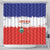 Costa Rica Football Shower Curtain Map With Los Ticos Sporty Style - Wonder Print Shop