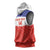 Custom Costa Rica Football Sleeveless Hoodie Map With Los Ticos Sporty Style - Wonder Print Shop