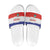 Costa Rica Football Slide Sandals Map With Los Ticos Sporty Style - Wonder Print Shop