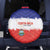 Costa Rica Football Spare Tire Cover Map With Los Ticos Sporty Style - Wonder Print Shop