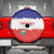 Costa Rica Football Spare Tire Cover Map With Los Ticos Sporty Style - Wonder Print Shop