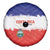 Costa Rica Football Spare Tire Cover Map With Los Ticos Sporty Style - Wonder Print Shop