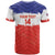 Custom Costa Rica Football T Shirt Map With Los Ticos Sporty Style - Wonder Print Shop