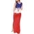 Custom Costa Rica Football Tank Maxi Dress Map With Los Ticos Sporty Style - Wonder Print Shop